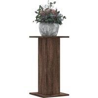 Plant Stands 2 pcs Brown Oak 30x30x60 cm Engineered Wood