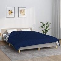 Weighted Blanket Blue 220x240 cm King 15 kg Fabric