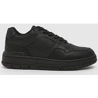 Schuh Monroe Lace Up Trainer - Black