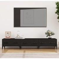TV Cabinet Black 150x34,5x30 cm Engineered Wood