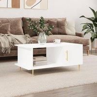 Coffee Table White 90x50x40 cm Engineered Wood