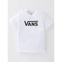 Vans Girls Flying V Crew T-Shirt - White