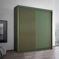 Modern Sliding Wardrobe with LED Light W203cm x H217 x D62cm