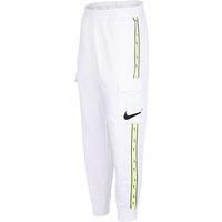Taped Legs White Sweatpants