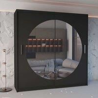 Modern Wardrobe Double Sliding Wardrobe W 203cm x H 217cm x D 62cm