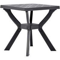 Bistro Table Anthracite 70x70x72 cm Plastic