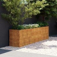 Garden Raised Bed 291x50x69 cm Corten Steel