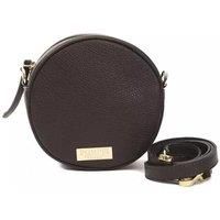 Round Leather Crossbody Model PO5814 Wo - Brown Crossbody Bags