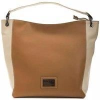 TwoTone Leather Shoulder Bag PO5832 Wo - Brown