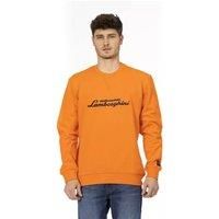 Lamborghini Men's Crew Neck Sweatshirt Orange Sweaters | Size: XL