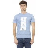 Short Sleeve Crew Neck Tee - Light Blue Singlets
