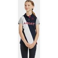 Childs Taryn Short Sleeved Polo Shirt, Blue