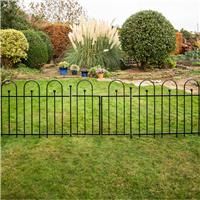 Apollo Easy Fit Fence Post 116cm (9 Pack) in Black Galvanised Steel