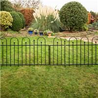 Apollo Easy Fit Fence Post 116cm (12 Pack) in Black Galvanised Steel