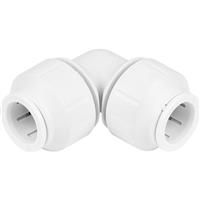 JG Speedfit Elbow Connector 22mm in White Plastic
