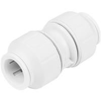 JG Speedfit Equal Straight Coupler 22mm in White Plastic