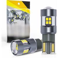 2X Led T10 W5W Bulbs 2016SMD Canbus No Error Red License Plate Light Car Interior Dome Side Marker