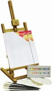 YXSH Acrylic Painting Box & Easel Set  24 Pieces