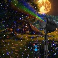 Starlit Sky RGB Laser Light LED Lawn Lamp Starry Sky Party Light Lawn Light Outdoor Garden