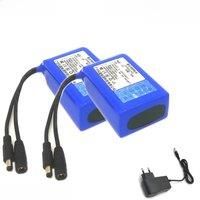 8000mAh battery pack 12V lithium battery For LED light strip instrument Monitoring equipment Speaker outdoor night 100*60*29m
