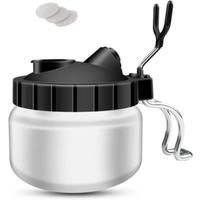 Airbrush Air Brush 3-in-1 Cleaning Pot with Holder;Cleaning Air Brush,Keep Air Brush,Pallet