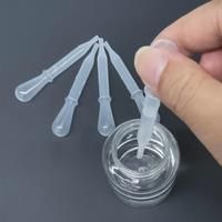 5 pieces per bag airbrush dropper manufacturer experimental consumables 1.5ml plastic dropper