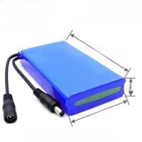 1-8PCS batteries 7.4V 10000mah battery For Sound night fishing lamp Control RC Fish Finder Bait Boat Spare Parts with DC 5.5*2.1