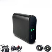 USB 5V DC 12V battery Pack 15000mAh For air conditioning work clothes Fan service labor protection service battery