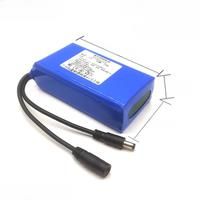 12V lithium battery pack small volume For outdoor night market stall LED light with strip mobile power Large capacity 3000mAh