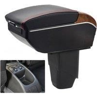 Peugeot 206 207 Armrest Box Elbow Rest Center Console Car Retrofit Parts Storage Accessories