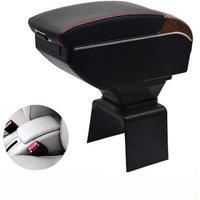 peugeot 307 Armrest Box Elbow Rest Center Console Car Retrofit Parts Storage Accessories Interior