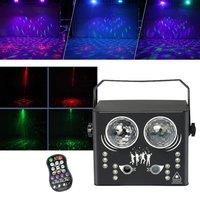 5IN1 LED Effect Light Dj Disco Party Stage Lighting Effect Laser Projector Water Wave Pattern LED