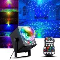 Party Dj Disco Stage Strobe Light Sound Activated Magic Ball Light Remote Control Lazer Light