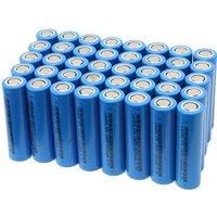 8-40pcs 3.7V Li ion Battery 18650 Rechargeable batteries 2600mAh lithium Battery For Flashlight Laptop LED Mobile power Bank