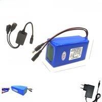 1-10pcs 12V Li battery pack For Outdoor camera external compatible with Two USB 5V parking monitoring external battery 9000mAh