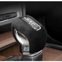 Alcantara Suede Lever Parts Auto Car Gear Shift Handle Knob Cover Protector Accessories Trim For