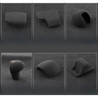 Alcantara Suede Gear Shift Knob Cover Lever Head Car Accessories Trim For Audi A3 A3L A4 A4L A5 A6L