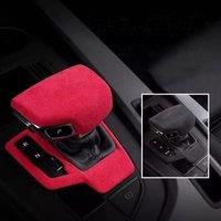 For Audi LHD A4L A5 2017-2024 Q5L 2018-2024 Q7 2016-2019 Alcantara Suede Gear Shift Knob Cover