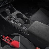 For Honda 11th Gen Civic 2022 2023 2024 2025 Alcantara Suede Overlay Panels on Armrest£Shift Knob