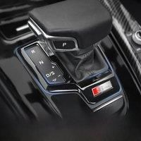 Glossy Black Gear Central Control Frame LHD Console Shift Cover Trim ABS For Audi A4L 2017-2021 Q5L