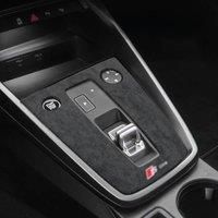 Alcantara Suede Car Interiors Gear Lever Cover Central Control Panel Frame Armrest Storage Box Frame