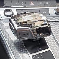Crystal Gear Shift Knob Cover Modification Accessories Car Interior For Audi LHD A4 A4L A5 RS6 RS7