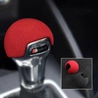 Alcantara Suede Shifter Gear Head Handle Shift Knob Cover Trim For Audi A3 2014 2015 2016 2017 2018