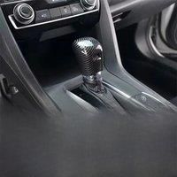 For Honda Civic 2016-2021 Carbon Fiber ABS Style Auto Parts Car Gear Shift Knob Cover Lever Stick