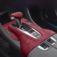Alcantara Suede Central Control Armrest Cover Gear Shift Knob Cover Trim For Honda URV 2023-2025