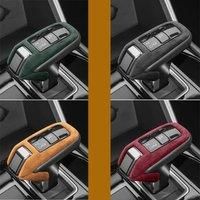 Alcantara Suede Auto Gear Shift Knob Cover LHD Trim For HAVAL Vanguard/GWM POER M6 H9 H6 COUPE H6