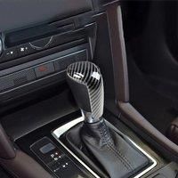 Carbon Fiber ABS Gear Shift Knob Cover Protector Trim For Mazda Axela CX-30 Mazda3 CX-4 CX-5 CX-8