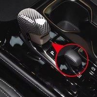 Carbon Fiber ABS Gear Lever Shift Knob Cover Protector Trim For LEXUS NX 2022-2025 RX LM 2023-2025