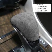 Alcantara Suede Gear Shift Knob Cover Trim For Honda Accord 2014-2017 Jade 2013-2020 Crider
