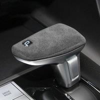 Alcantara Suede Shifter Gear Head Handle Shift Knob Cover Trim For Hyundai IX35 Elantra IX25 Mistra Interior Accessories Auto
